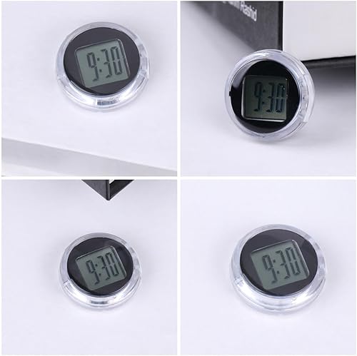 Miniatura 7 de VICASKY Accesorios LED, temporizadores digitales, reloj digital para coche, reloj de salpicadero, temporizador, accesorios para motocicletas, cinta