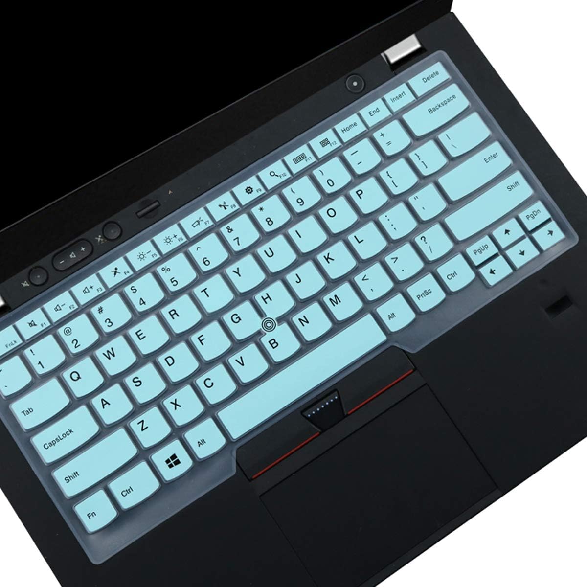 Lenovo ThinkPad 14インチ E480 E485 E490 E475 E470 E470c、ThinkPad 14インチ T460(s) T470(s) T480(s) T490/S T495(S)、ThinkPad L390 L460 L470 L470 用キーボードカバー L480。 14インチ、Thinkpad A475 A485 -ホットブルー