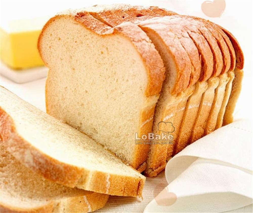 lobake 250g nonstick iron rectangle cube shape bread toast box mold with lid cover cheesecake mould DIY bakeware supplies