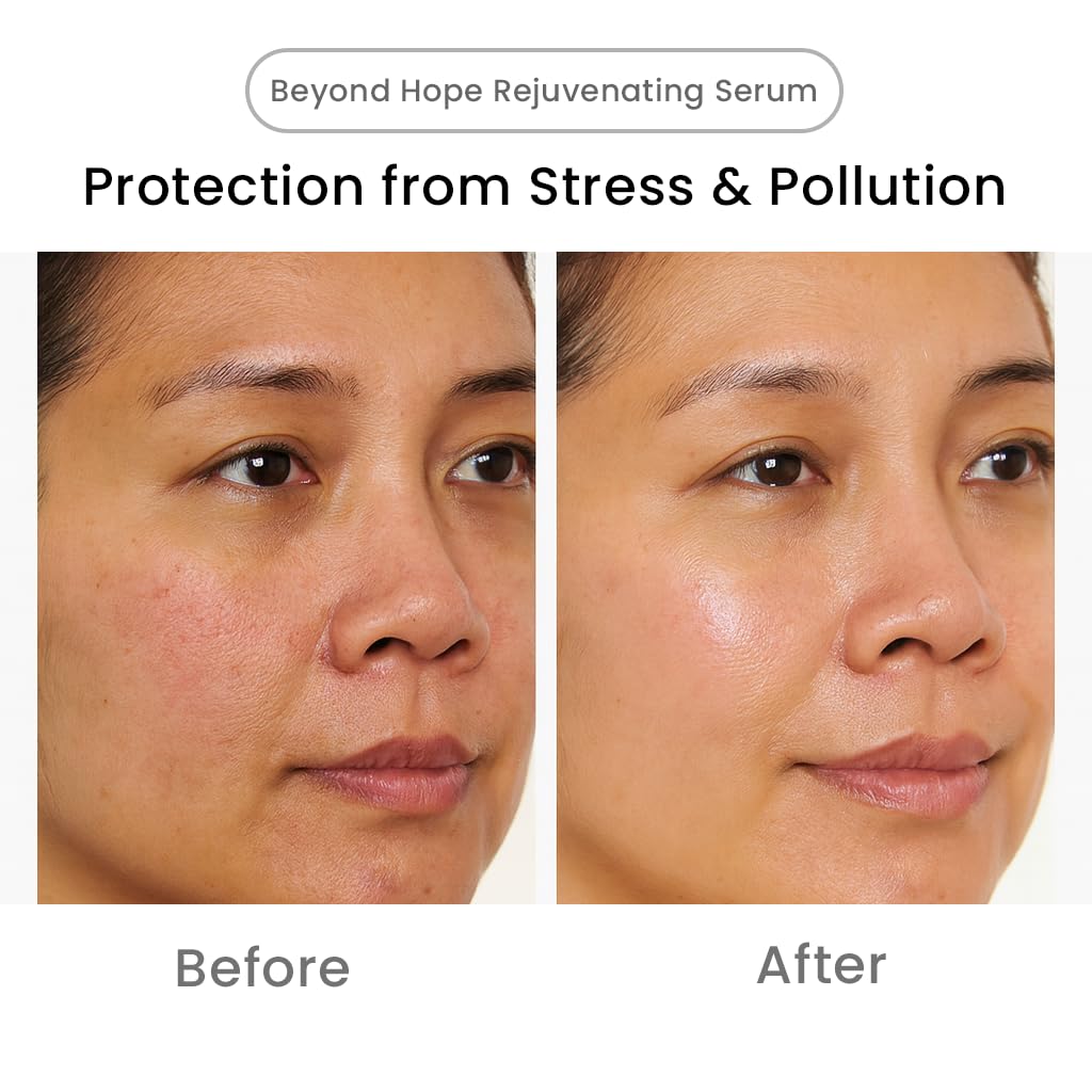 Blaq Beyond Hope Rejuvenating Serum with Niacinamide, Retinol, Pomegranate and Ferments for skin brightening, nourishment and barrier protection with a natural glow. 30ml (1Fl Oz)