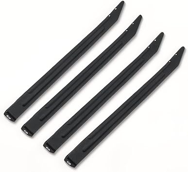 Black Legs - Textured Finish - Set of 4