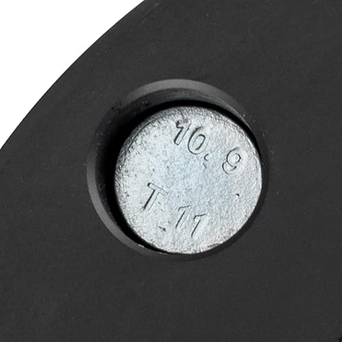 Vista 582 de KAX Espaciadores de rueda de 0.236 x 5.315 in, espaciadores de rueda centrados de 2 pulgadas y 6 lengüetas para F-15-0, Expedition, Mark LT, Negro