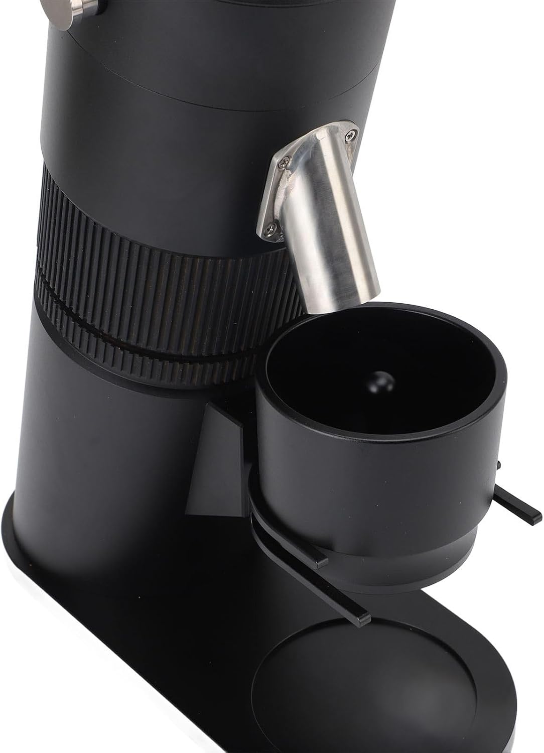 Electric Coffee Bean Grinding Machine, Low Energy Consumption Automatic Coffee Bean Grinder with 83mm Ti Plated Conical Blade for Commercial Use (US Plug)
