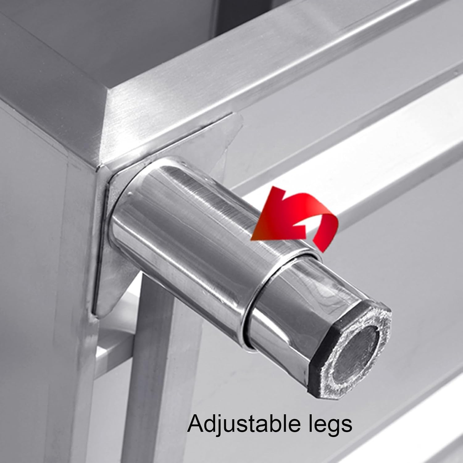 Stainless Steel Pair Door Workbench with Backrest Commercial Kitchen Restaurant Prep Table Built-in Handle Metal Work Table Stainless Steel Storage Cabinets with Platforms Easy to Clean(90x60x80cm/35.