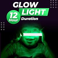 Vista 2 de 32 Barras Luminosas Ultra Brillantes de 6 Pulgadas Grandes de Color Verde para Halloween - Barras de Luces Químicas con 12 Horas de Duración