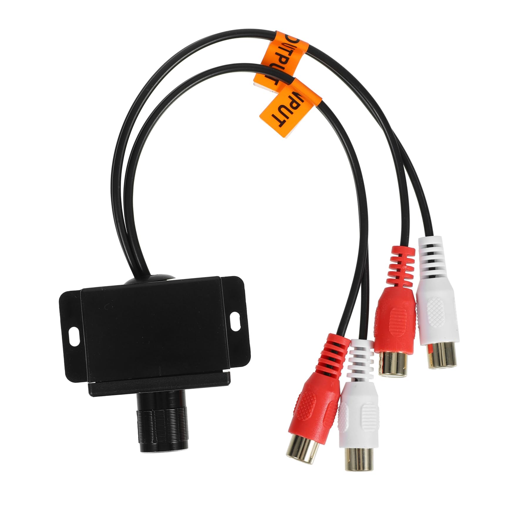 PartyKindom 5piezas Controlador Amplificador De Coche Regulador De Volumen y Control De Graves Fácil Instalación para Sistema De Audio De Automóvil