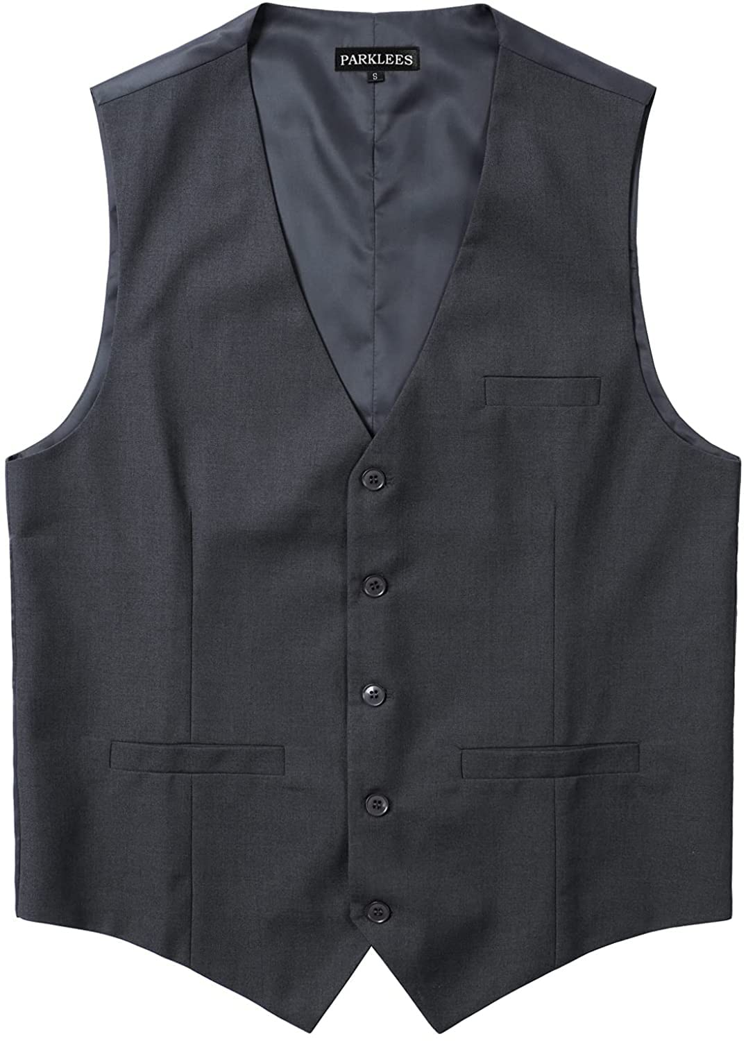 PARKLEES Herren Hipster Urban Design Business formelle Weste Slim Fit Anzug Smoking Kleid Weste