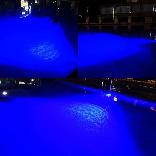 Miniatura 7 de UCINNOVATE 2 luces LED marinas de 6.9 pulgadas, 3000 lm, 84 luces LED impermeables para travesaño, luz submarina para yates, barcos, veleros,