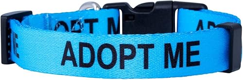Native Pup Adopt Me - Collar para perro (talla S, azul)