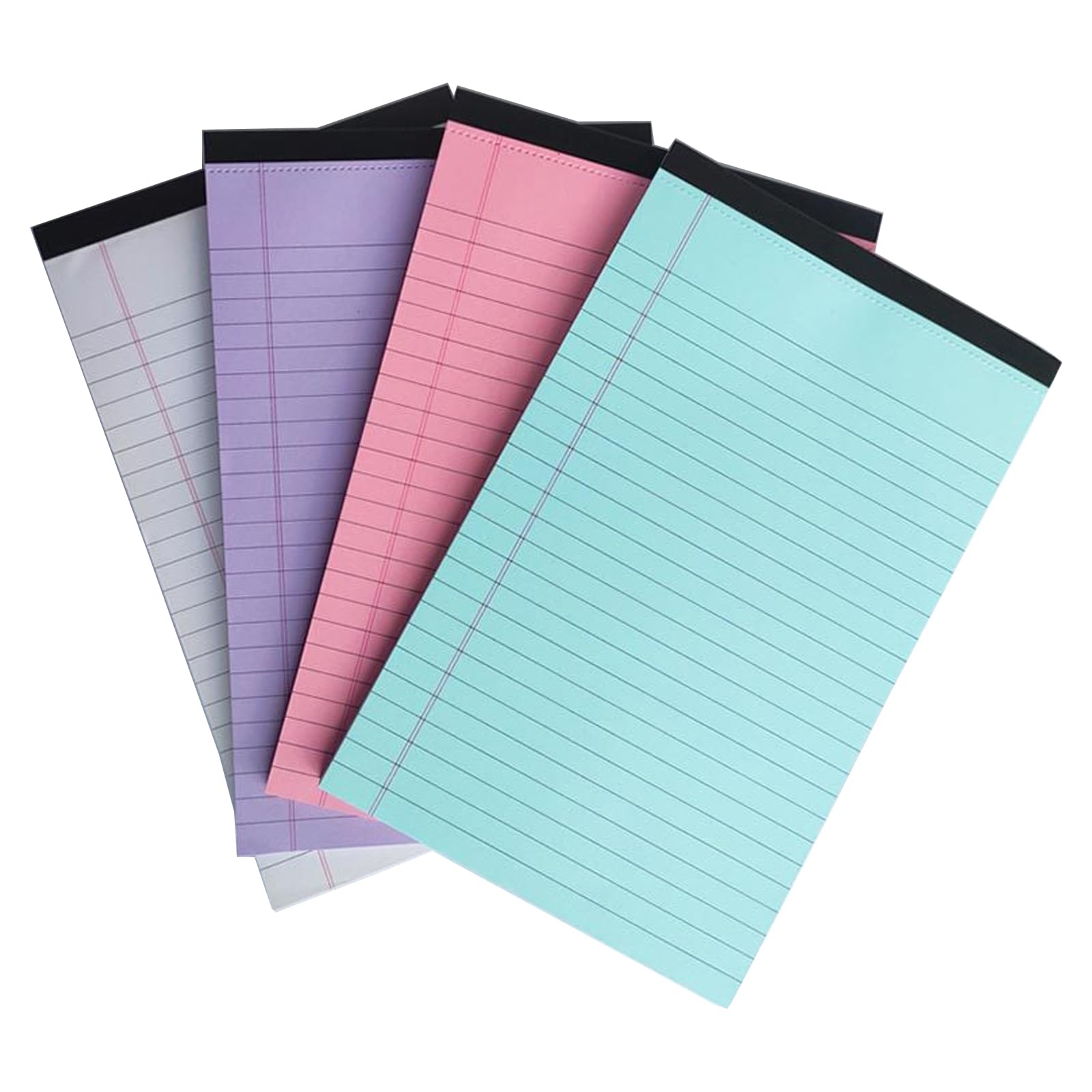 Set da 4 / set da 50 fogli quaderni quaderni legali carta per appunti a righe per l ' ufficio scolastico e universitario