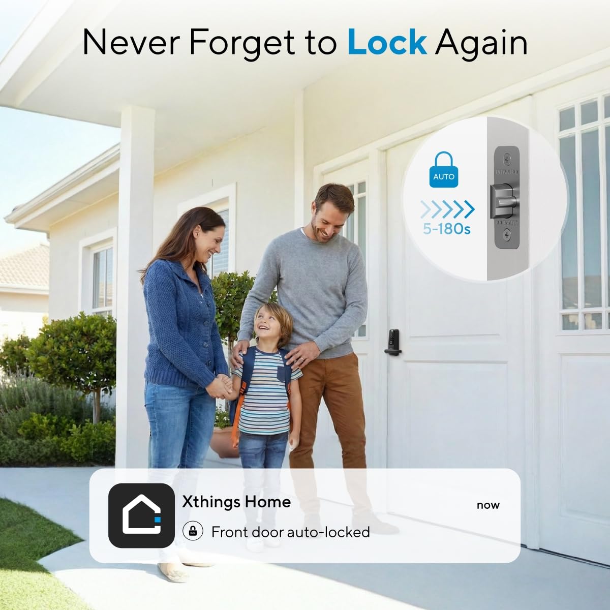 eufy Security Smart Lock C220, Fingerprint Keyless Entry Door Lock | Built-in Wi-Fi, App Remote Control, Up to 8-Month Battery, Front Door Smart Lock Deadbolt, IP53 Waterproof, BHMA Grade 3 product image 13