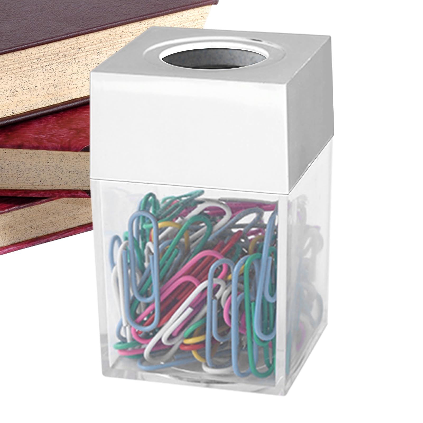 Generico Porta Graffette Portatile | Porta Graffette Magnetico Ufficio, Scrivania, Aula, Casa, Studio, Dorm, Viaggio, Locker, Zaino, Quaderno, Raccoglitore,