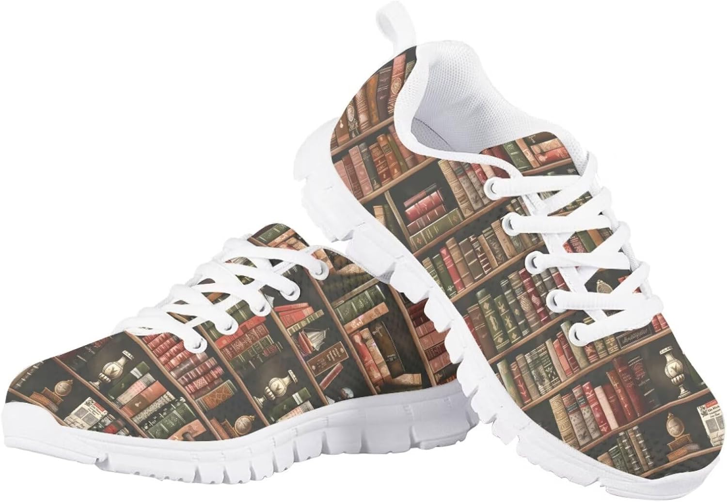 Funnydude Funny Print Girls Tennis Shoes Kid Lightweight Sneakers Comfortable Shoes