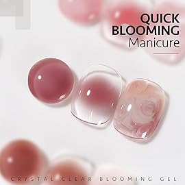 GAOY Nail Blooming Gel, 16ml Clear Blooming Gel Polish, Spreading Effects Soak Off UV Light Cure for Nail Art DIY