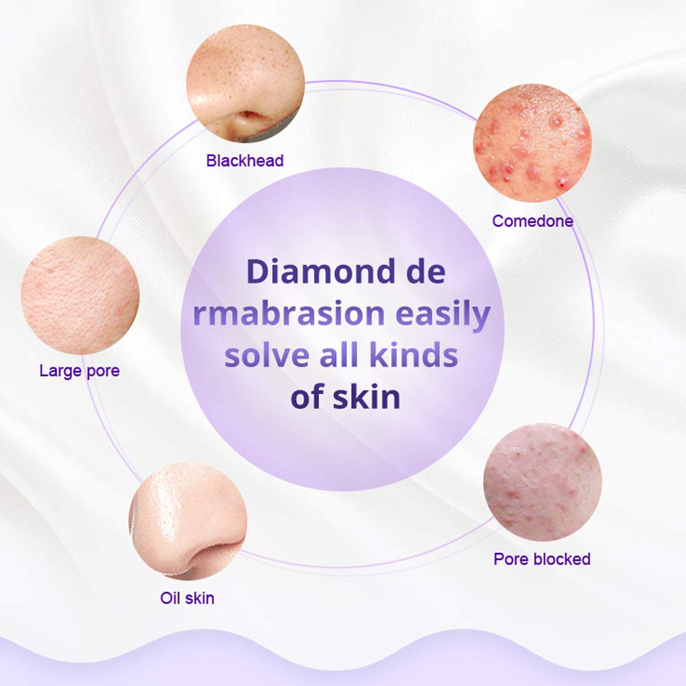 Sextupole Diamond Microdermabrasion Machine Professional 3 in 1 Diamond Dermabrasion Facial Beauty Machine Facial Care Salon Equipment for Blackhead Removal Skin Care : Beauty & Personal Care