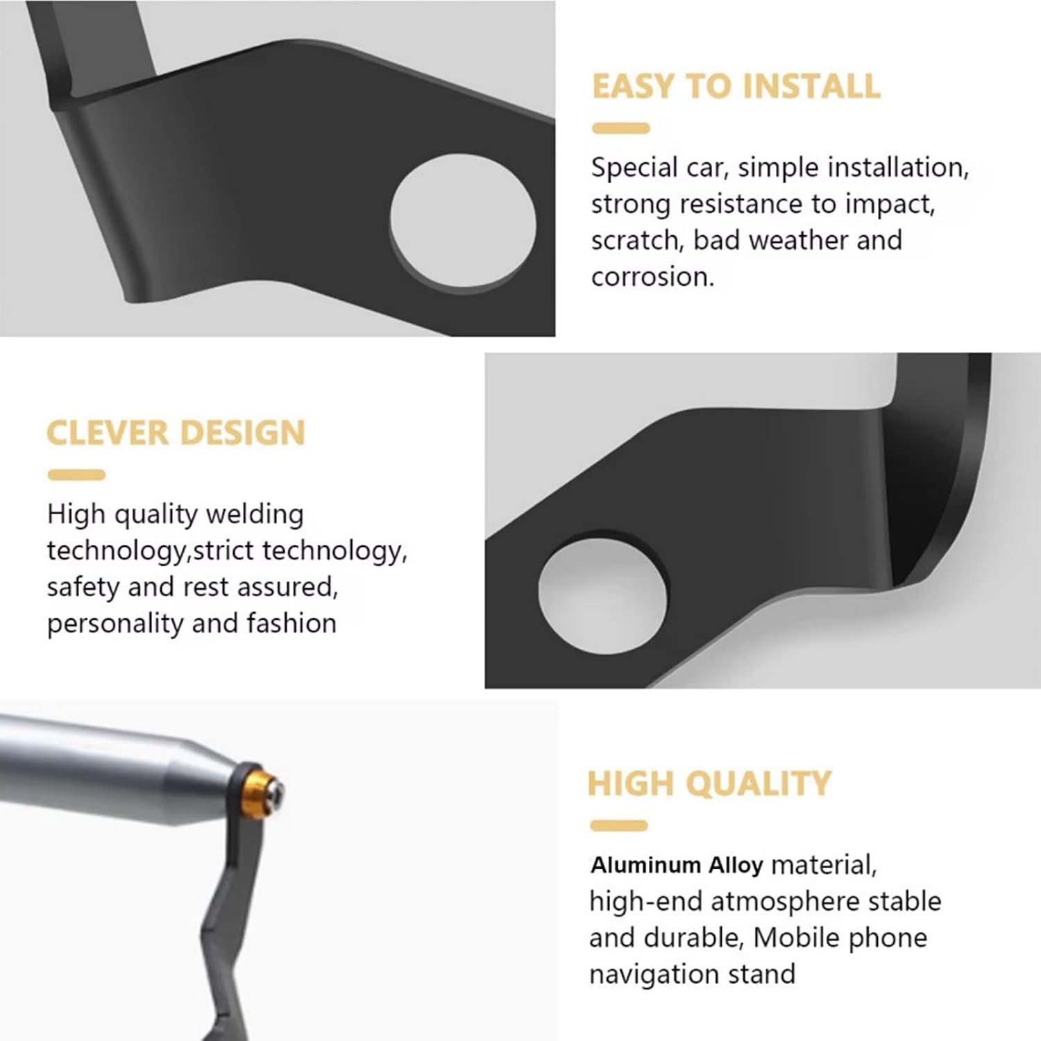 for F750GS F850GS F900GS ADV F 750 GS F 850 GS F 900 GS 2019-2024 2025 Motorcycle Multi-Functional Mobile Phone Stand Navigation Rod Extension Stand Electrical Device Mounts (22MM)