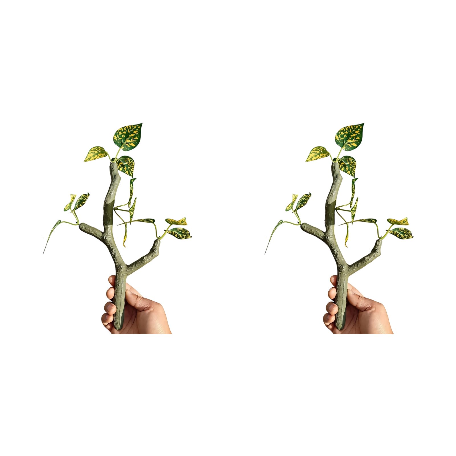 Oxxggkao Of 2 Climbing Vine for Reptiles Exercise Resin Landscape Branch for Terrariums Home Aquariums Decoration Aquarium Landscape