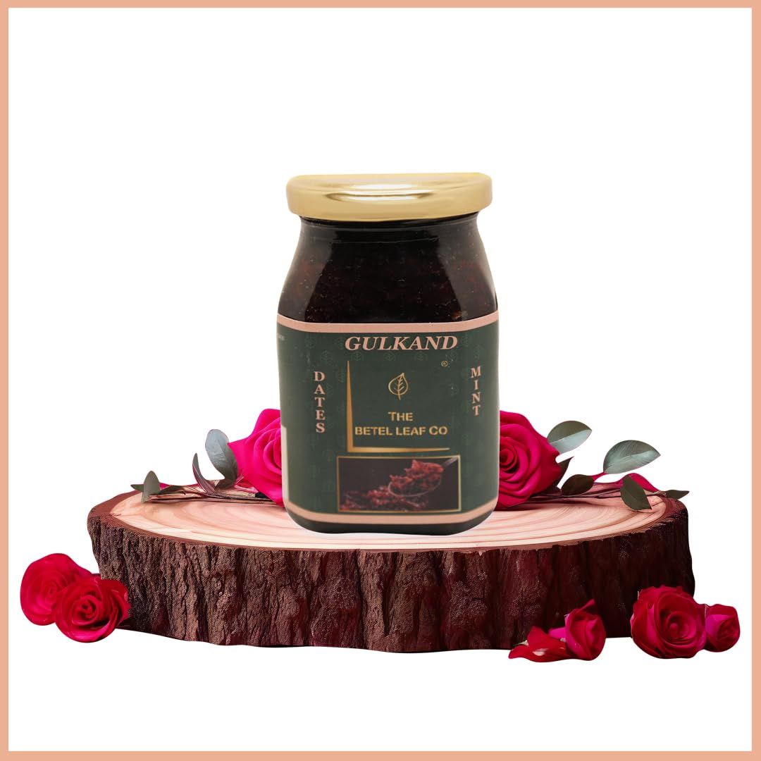 Premium Mint & Dates Rose Gulkand by The Betel Leaf Co | Rose Petal Jam | Sun Cooked Damask Rose Petals, Dates & Mint | Mint Flavour | 250g | 30% Less Added Sugar | ISO & FSSAI Certified (B0D5QV728K) Amazon Price History, Amazon Price Tracker