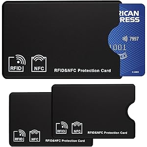 6 Custodie Anti-RFID Per Carte Di Credito - Protezione Contro Frodi E Scansioni Non Autorizzate