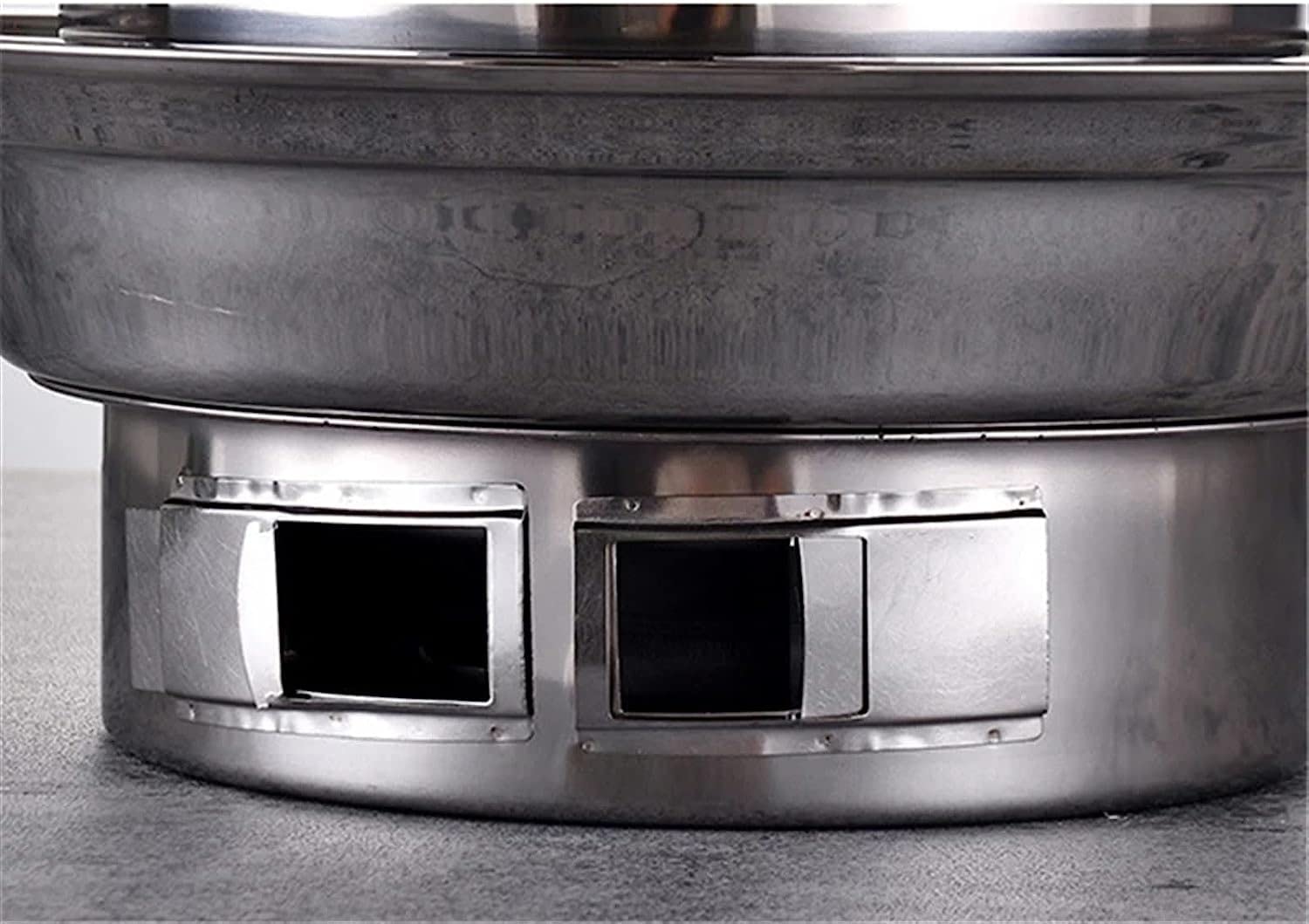 Grill gazowy Grill węglowy ze stali nierdzewnej Nieprzywierające grille Przenośny grill zewnętrzny Okrągły grill węglowy Piec