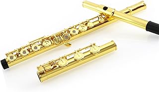 Flute 17 Opening And Closing Holes Dual-use Nickel-silver Flute 18K Gold-plated Professional Orchestra Playing The Flute flute instrument