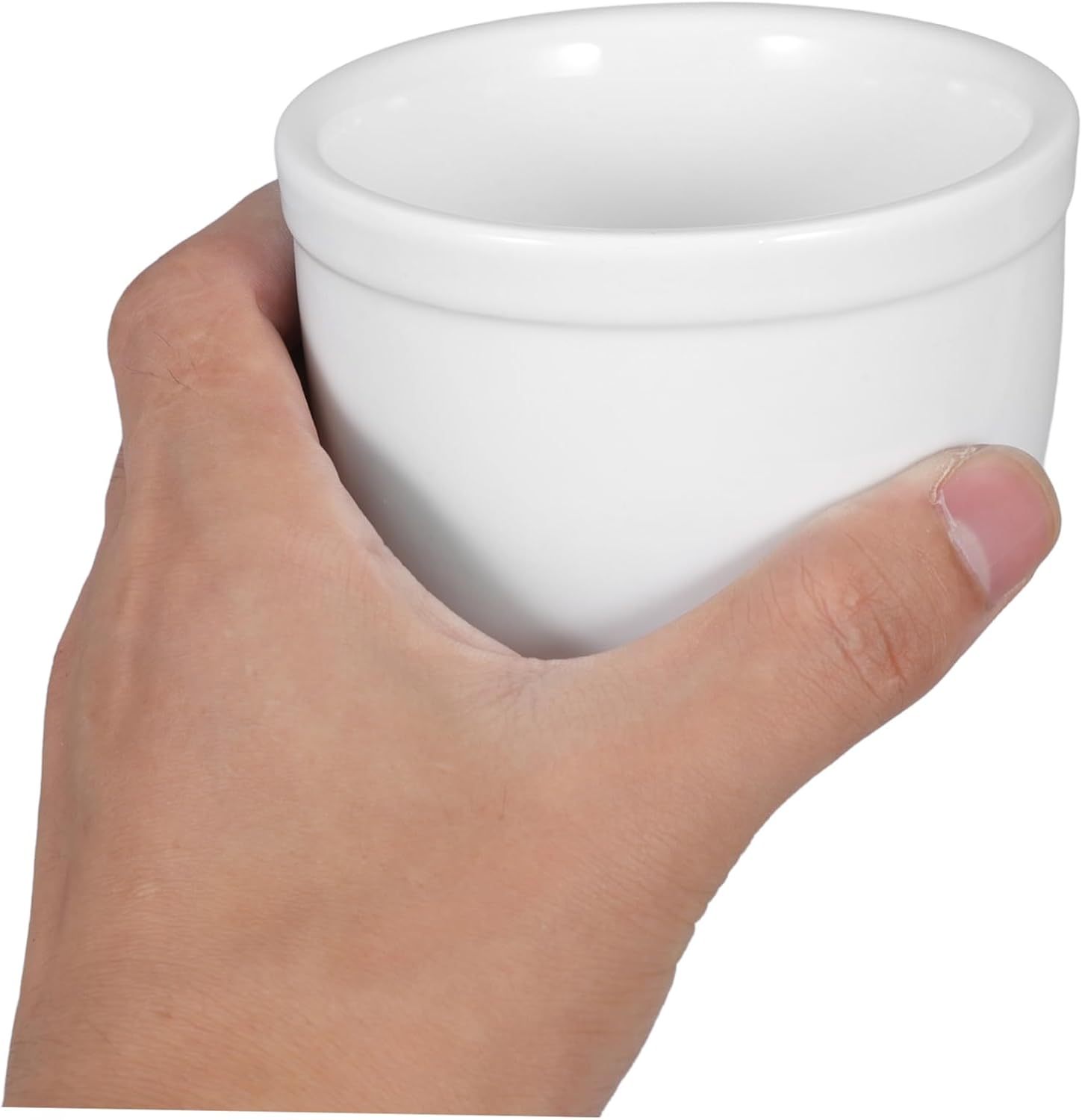 TIDTALEO 4pcs Ceramic Dessert Yogurt Cup Yogurt Pudding Cup Lids Modern Dessert Shot for Sweets