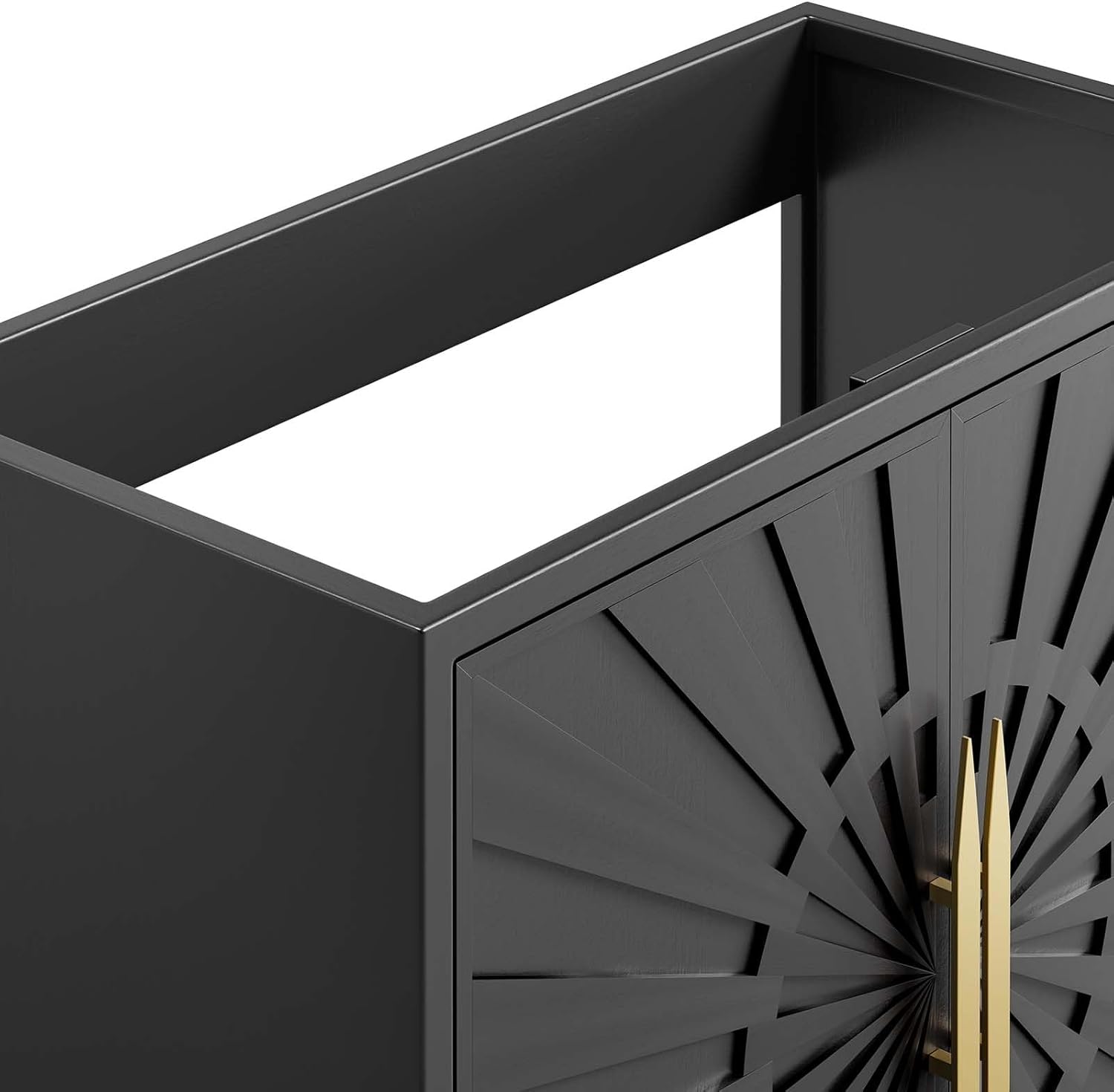 Modway Awaken Bathroom Vanity Cabinet, 36", Black