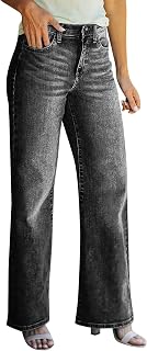 Shiningupup Sale Save 50% stretch pants sweatpants women with jacket Women Button High Waist Pocket Elastic Solid Color Jeans Slim Denim Pants Spring Sale For Women UK Size