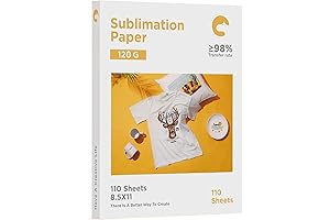 Cricut Laser Paper for Infusible Ink: Sublimation Paper 8.5x11 Inch