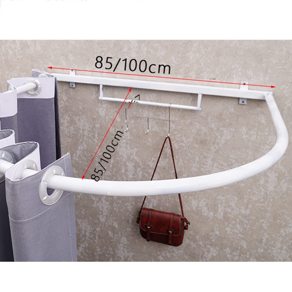 Doccia USD per camerini e bagni, colore bianco, 85 x 85 cm, ideale per negozi di abbigliamento, spogliatoi, spazi angolari e design