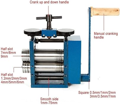 Jewelry Rolling Mill Combination Rolling Mill,Manual Combination Rolling Mill Machine Jewelry Tabletting Processing Equipment
