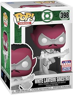 POP Funko DC Comics Green Lantern Heroes White Lantern Sinestro Vinyl Figure Summer Convention Exclusive