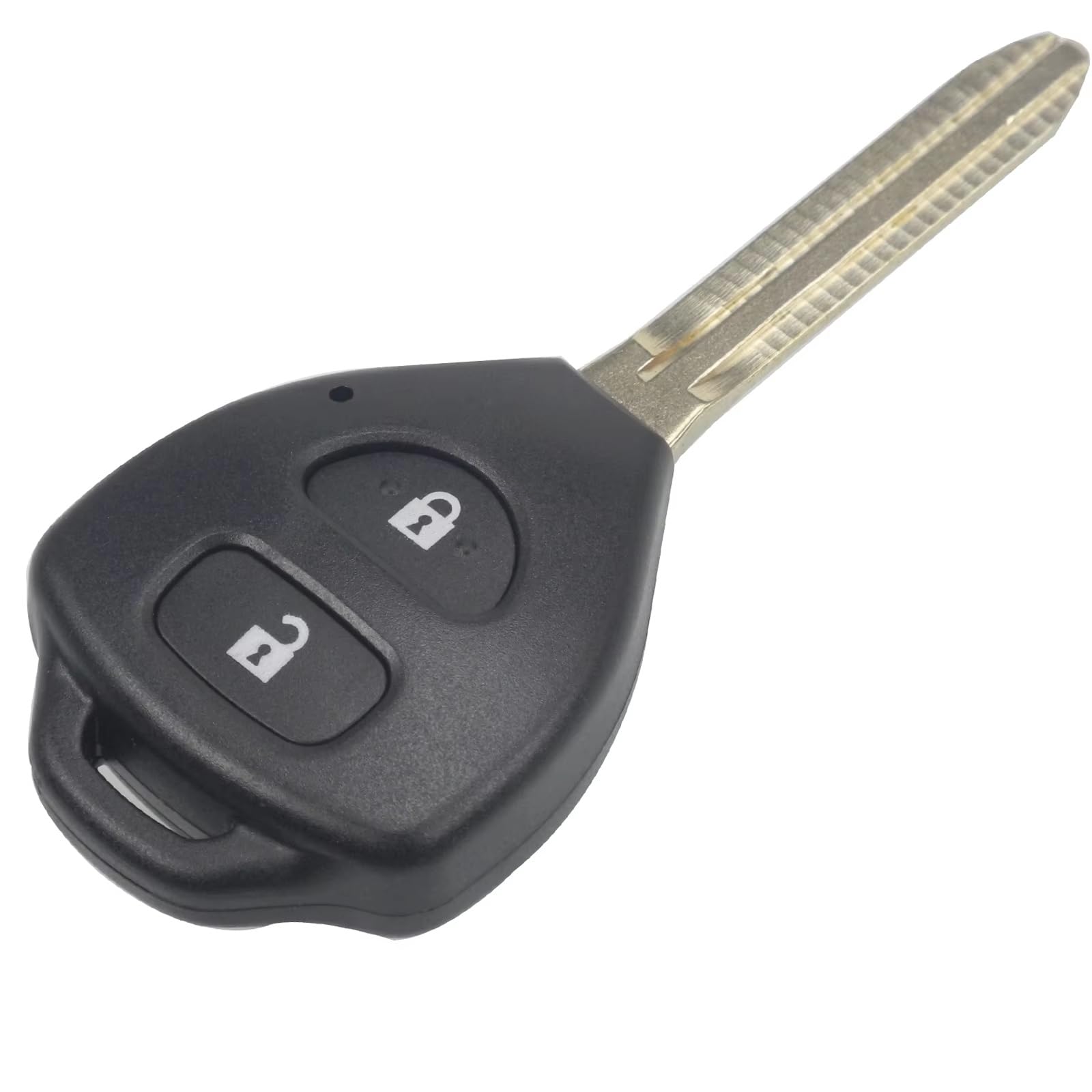 Compatible Con Toyota Para Corolla Para Venza 2007 2008 2009 2010 2011 2012 2 3 Botones Carcasa De Llave Remota Repuesto Sin Cortar(2 Buttons Shell)
