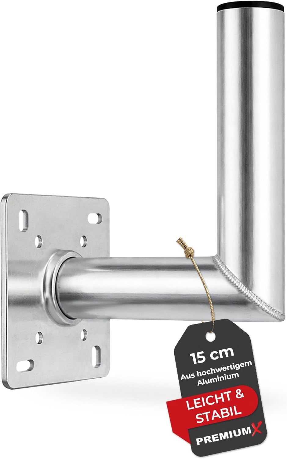Premium X 15 cm Wall Mount Aluminium SAT Wall Mount for Satellite Dish Aluminium Satellite Antenna Wall Mount