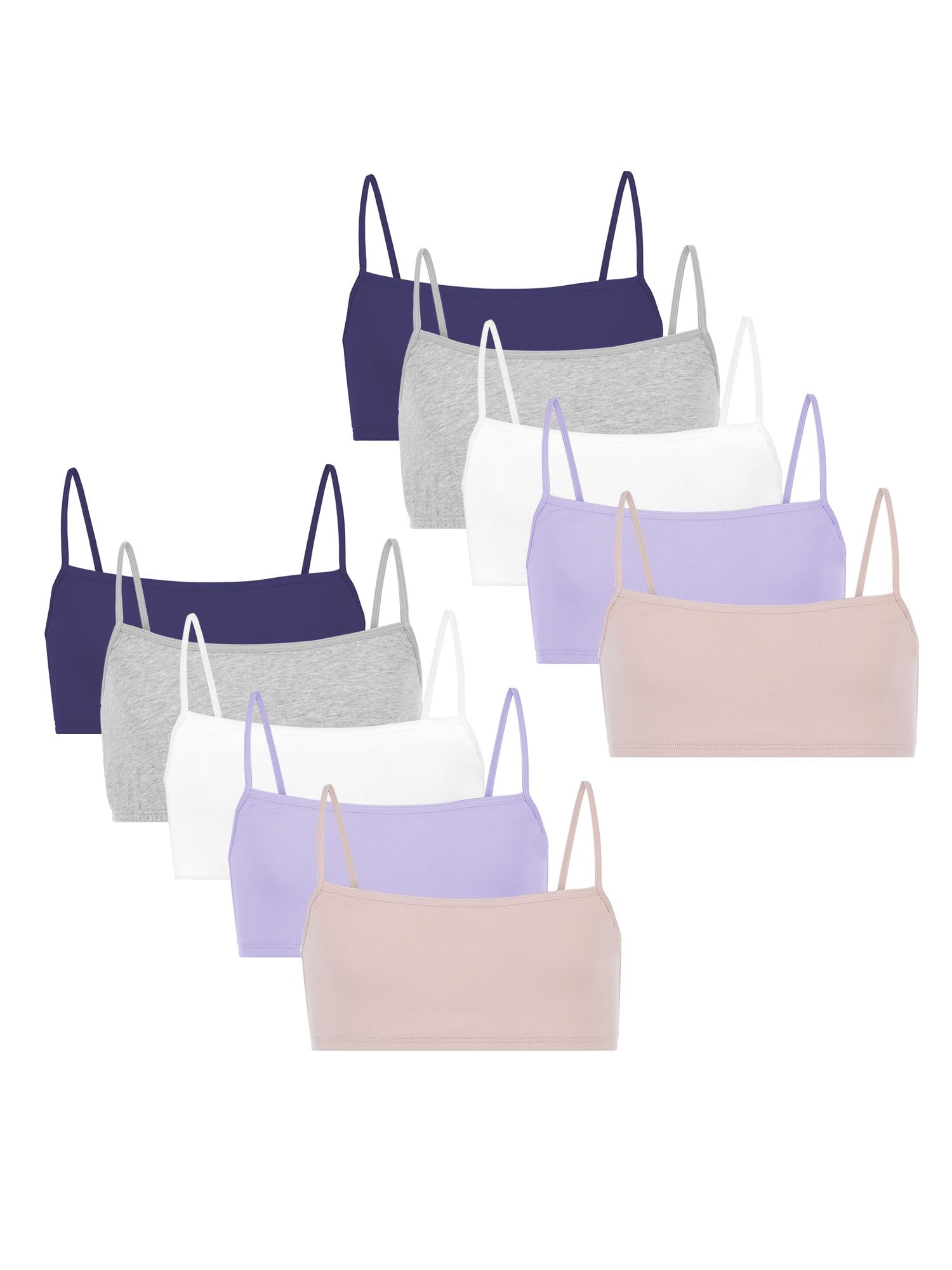 Fruit of The Loom Girls Big Girls Training Bra Value Packs