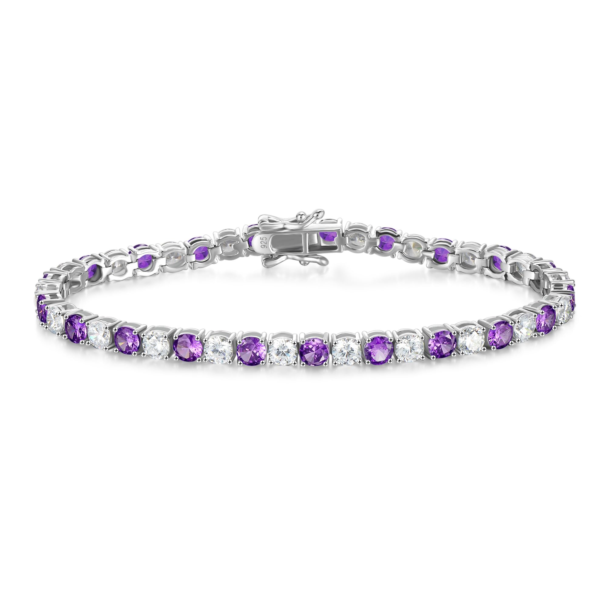 FANCIME Silber Tennisarmband für Damen, 925 Sterling Silber