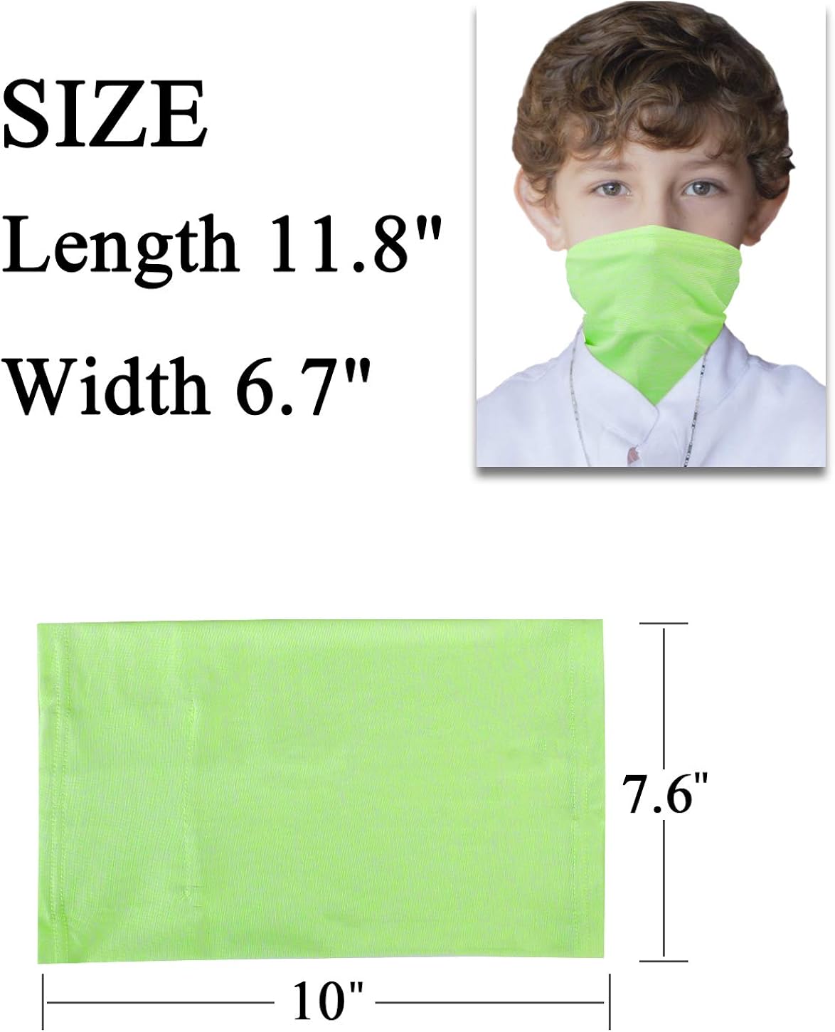 Kids Face Cover Neck Gaiter for Cycling Hiking Fishing Sport Outdoor, Washable and Reusable : Clothing, Shoes & Jewelry