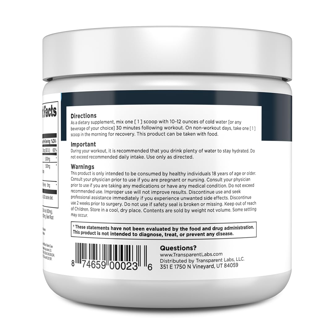 Transparent Labs Creatine HMB - 30 Servings, Tropical Punch — Amazon image 8