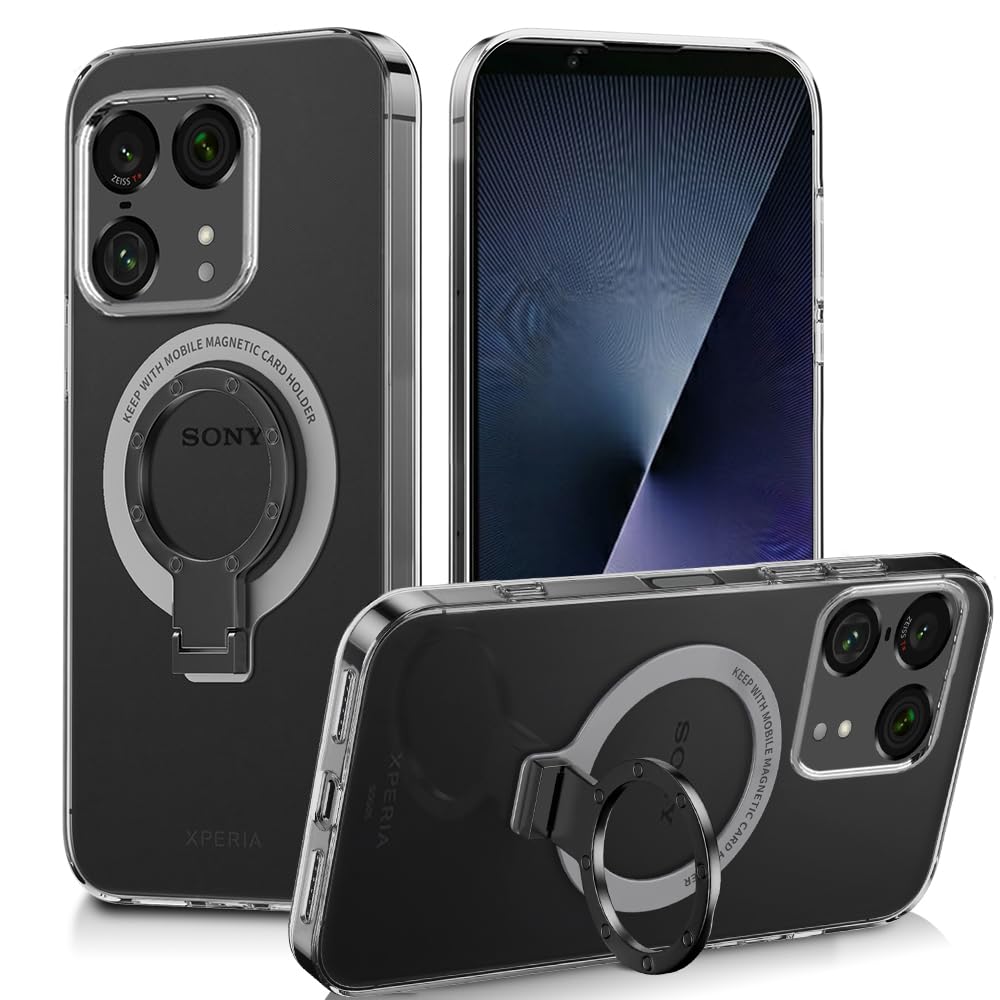 Amazon.co.jp: 対応 Xperia 1 VIII ケース SO-51G SOG17 透明 リング