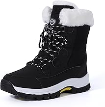 Winter Snow Boots for Women, Faux Leather, Non-Slip and Warm, for Travel and Daily Use