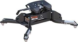 CURT 16046 A25 5th Wheel Hitch, 25,000 lbs, Select Ram 2500, 3500, 8-Foot Bed Puck System