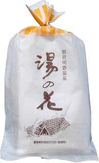 温泉の素 天然 湯の花 10袋入x1 別府 明礬温泉 岡本屋
