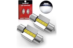 LASFIT 31mm LED Festoon Canbus Error-Free 400LM Xenon White Bulb