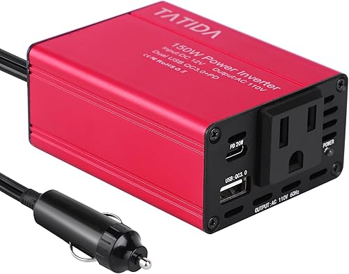 300 W inversor de corriente modificado convertidor de onda sinusoidal para el hogar coche RV con tomas de CA convertidor DC 12 V en a AC 117 V hacia