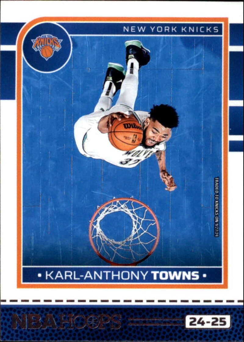 Amazon.com: 2024-25 NBA Hoops #5 Karl-Anthony Towns New York