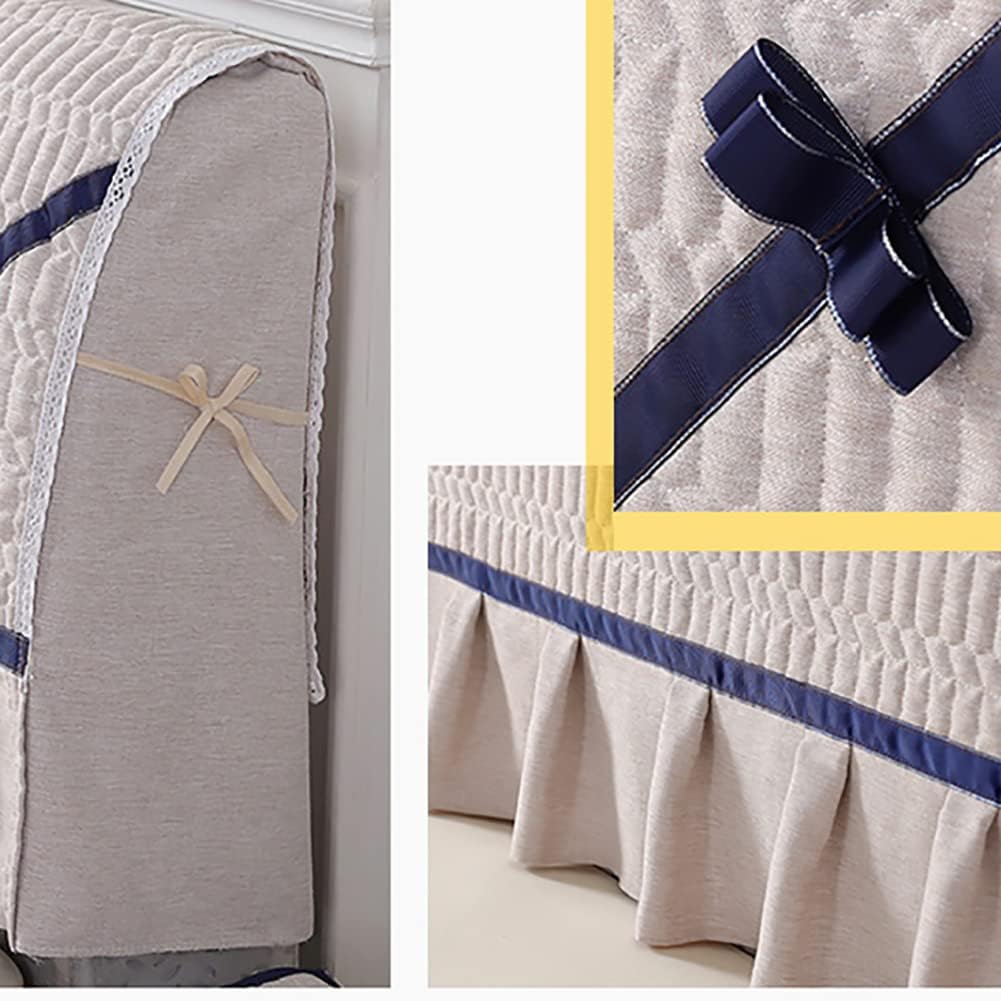 Nordic Style Headboard Cover,Stretch Bed Headboard 150/180/200/220 cm,Dust Proof Polar Fleece Bed Head Cover,for Single/King/Double Bed