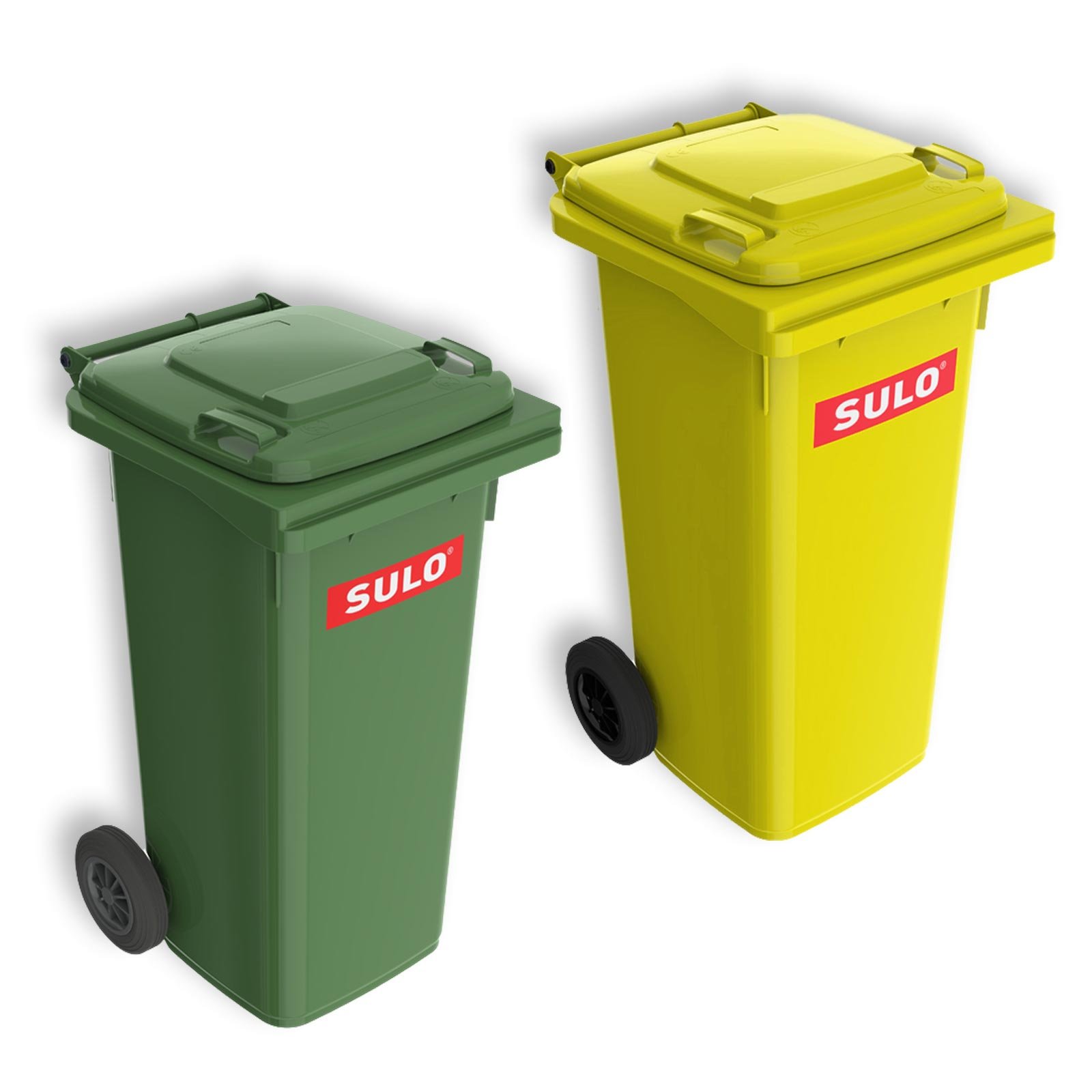Couvercle De Remplacement SULO Pour Poubelle MGB 120 Litres - Vert - HDPE Résistant Aux UV
