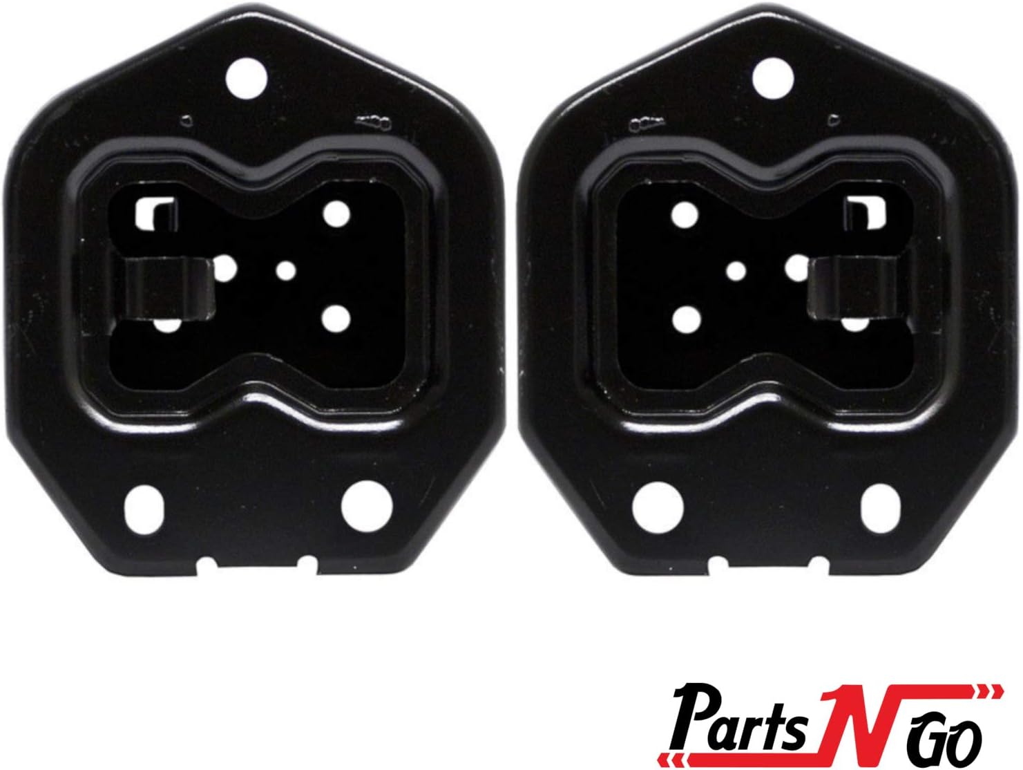 Parts N Go Civic Front Bumper Brackets LH & RH Bracket Support for 2006-2011 Compatible Honda Civic Coupe and Sedan - HO1066108, HO1067107, 71185SNAA00ZZ, 71135SNAA00ZZ