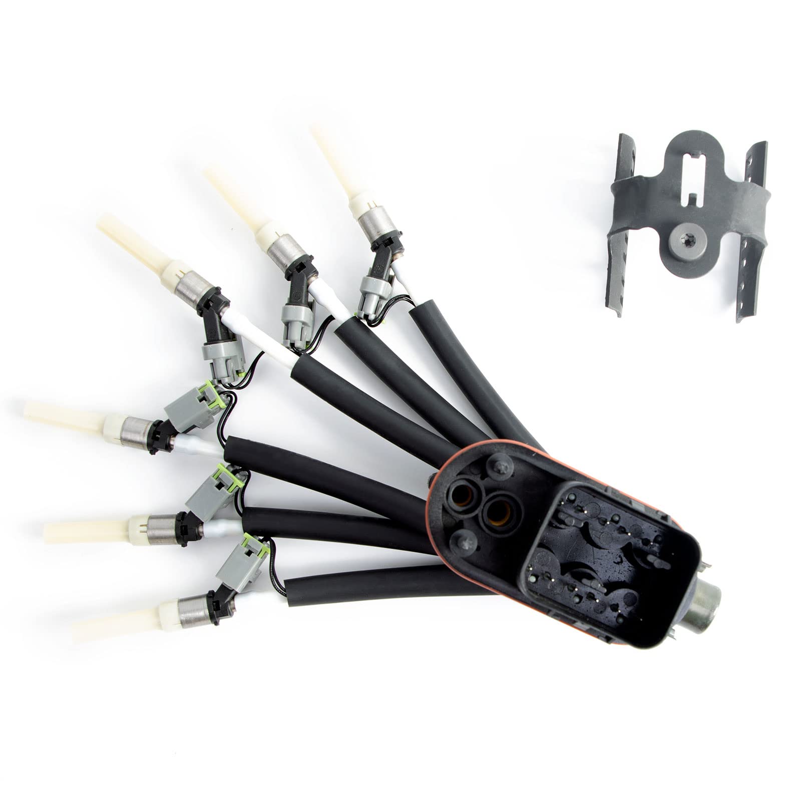 Photo 1 of Fuel Injector Kit 6-Port Replace for 19210688 12568332 88894353 17113273 217-3028 with Retaining Bracket & Screw