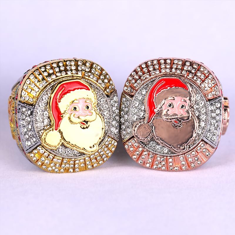 Sports prize winter christmas santa Baseball softball football tournament championship ring size 11 (1, CHAMPIONS RING)